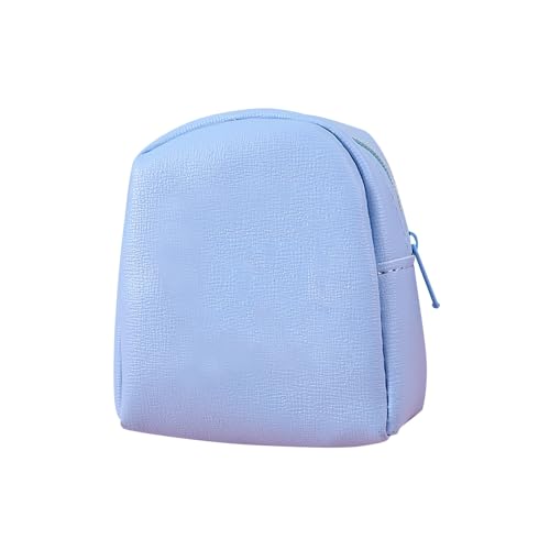 Kuriertasche mit Vögeln und Herzen, niedlich, kleine Tasche, Geldbörse, Studententasche, Schlüsseltasche, blau, Einheitsgröße von Generisch