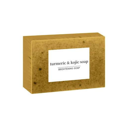 Kurkuma Seife, Honey Glow Zitronen-Kurkuma-Kojisäure-Seifenstück, Kurkuma Aufhellende Seife, Kurkuma Kojisäure-Seife,Feuchtigkeitsspendend, Gleicht den Aus, für Frauen und Männer (1) von Generisch