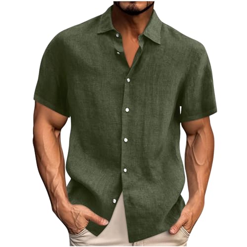 Kurzarm Leinenhemd Herren Hemden Modisch Bequem Freizeithemden Revers Täglich Businesshemd Slim fit Sport Einfarbig Button Down Shirts Regular Fit Casual Strand Sommerhemd Herren Kurzarm Leinenhemd Herren Hemden Modisch Bequem Freizeithemden Revers Täglich Businesshemd Slim fit Sport Einfarbig Button Down Shirts Regular Fit Casual Strand Sommerhemd Herren von Generisch