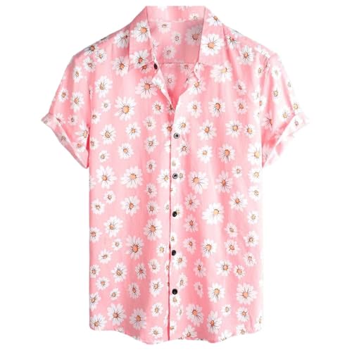 Kurzarm Sommerhemd Herren Hawaiihemd Bügelfrei Button Down Strandhemd Slim Fit Freizeithemd Leicht Lustige Funky Hawaii T-Shirt Elegant Urlaub Hemd Männer Freizeit Party-Hemd Kurzarm Sommerhemd Herren Hawaiihemd Bügelfrei Button Down Strandhemd Slim Fit Freizeithemd Leicht Lustige Funky Hawaii T-Shirt Elegant Urlaub Hemd Männer Freizeit Party-Hemd von Generisch