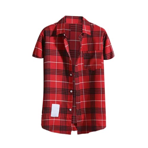 Kurzarmhemd Herren Kariertes Freizeithemden Für Herren Trachtenhemd Button Down Freizeithemd Regular Fit Check Shirt Kurzarm Karohemd Comfort Sommerhemd Herrenhemd Mit Brusttasche Overshirt Kurzarmhemd Herren Kariertes Freizeithemden Für Herren Trachtenhemd Button Down Freizeithemd Regular Fit Check Shirt Kurzarm Karohemd Comfort Sommerhemd Herrenhemd Mit Brusttasche Overshirt von Generisch