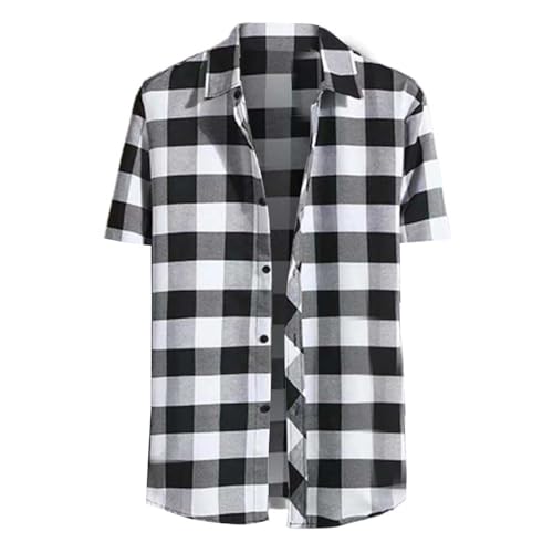 Kurzarmhemd Herren Kariertes Freizeithemden Für Trachtenhemd Button Down Freizeithemd Regular Fit Check Shirt Kurzarm Karohemd Comfort Sommerhemd Herrenhemd Kurz Hemd Herren Kurzarmhemd Herren Kariertes Freizeithemden Für Trachtenhemd Button Down Freizeithemd Regular Fit Check Shirt Kurzarm Karohemd Comfort Sommerhemd Herrenhemd Kurz Hemd Herren von Generisch