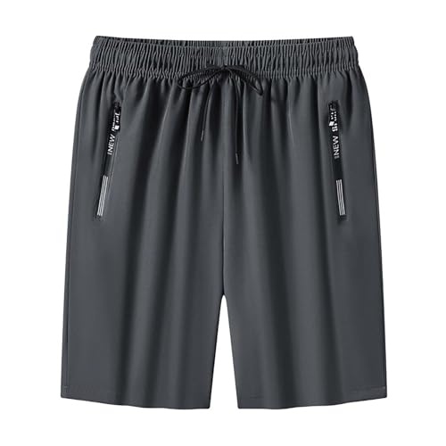 Kurze Hose Mit Reisverschlusstaschen Herren Sporthose Kurz Sport Jorts Baggy Hosen Baumwolle LeibwäChter Arbeitshose MäNner Shorts Short Men'S Trainingshose Running Men Arbeitsshorts Activewear FüR von Generisch