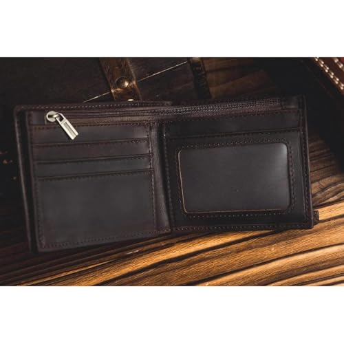 L Deck Switch Wallet Magic Tricks L Wallet Poke Switch Load Card Magic Purse Close Up Illusions Gimmicks Requisiten für Magier, braun von Generisch