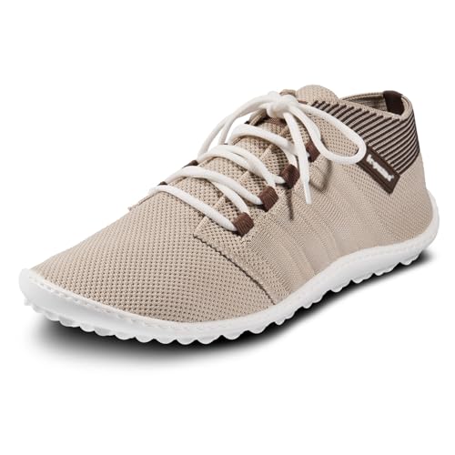 L E G U A N O - Beat - Barfußschuhe/Sneaker für Damen und Herren Unisex (Sand, EU Schuhgrößensystem, Erwachsene, Numerisch, M, 40) von Generisch