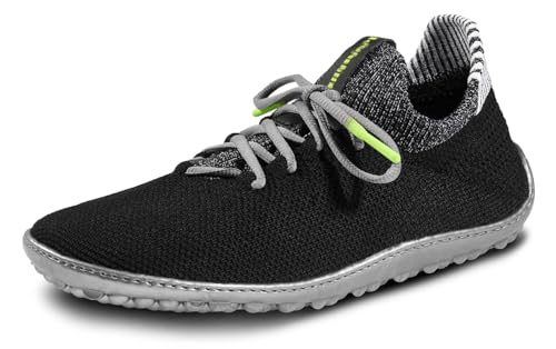 L E G U A N O - INSPIRO - Barfußschuh/Sportschuh/Kletterschuh für Damen und Herren Unisex (Black, EU Schuhgrößensystem, Erwachsene, Numerisch, M, 43) von Generisch