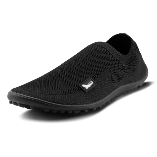 L E G U A N O - Score - Barfußschuhe/Slipper für Herren und Damen Unisex (Black, EU Schuhgrößensystem, Erwachsene, Numerisch, M, 48) von Generisch