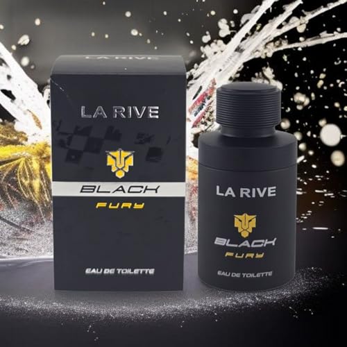 La Rive Black Fury Eau de Toilette 75ml | Sportlich-frischer Herrenduft mit Apfel, Lavendel & holzigen Noten | Aromatisches Herrenparfum | EDT Spray von Generisch