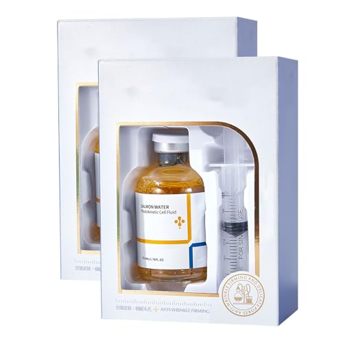 Lachs Anti Falten Serum, Lachserum-Ampulle 50ml, Anti-Falten, Heben und Festzeln, Hydraten und Feuchtigkeits der Haut, Gesichtscreme Trockene Haut, Für Gesicht, Nacken, Körper, Gesichtsöl für Damen von Generisch