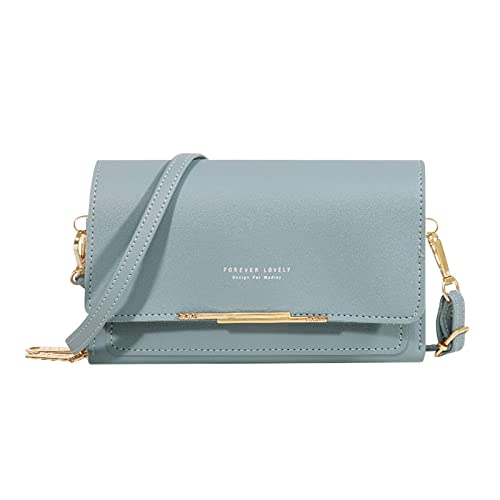 Lässige Umhängetasche für Damen, verstellbarer Riemen, Schultertasche mit Sichtfenster für Handy, Laptop, Messenger und Schultertaschen, F, Einheitsgröße von Generisch