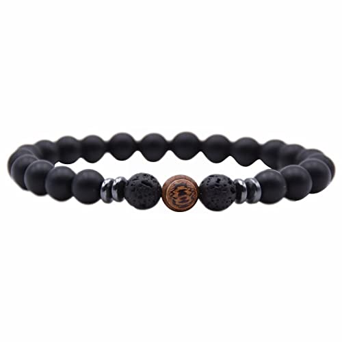 Läufer-Armbanduhr für Damen, Schmuck, Naturstein, nationales Handperlen-Armband, Mädchen, Srpe03, Einheitsgröße, Naturstein, Kein edelstein von Generisch