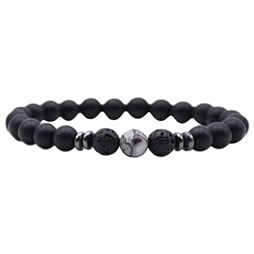 Läufer-Armbanduhr für Damen, Schmuck, Naturstein, nationales Handperlen-Armband, Mädchen, Srpe03, Einheitsgröße, Naturstein, Kein edelstein von Generisch