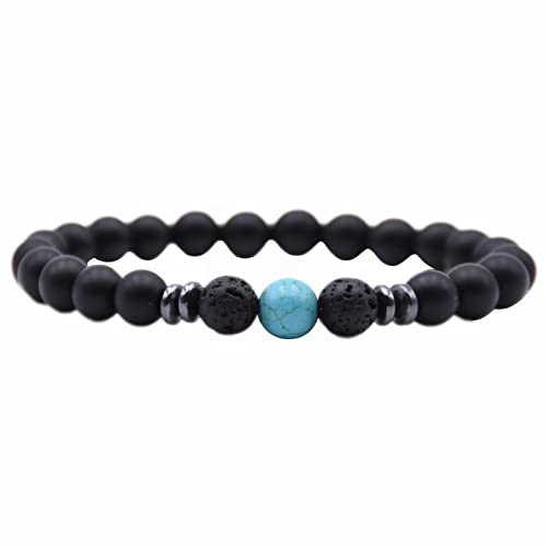 Läufer-Armbanduhr für Damen, Schmuck, Naturstein, nationales Handperlen-Armband, Mädchen, Srpe03, Einheitsgröße, Naturstein, Kein edelstein von Generisch