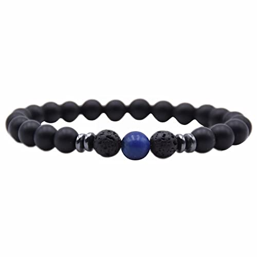 Läufer-Armbanduhr für Damen, Schmuck, Naturstein, nationales Handperlen-Armband, Mädchen, Srpe03, Einheitsgröße, Naturstein, Kein edelstein von Generisch