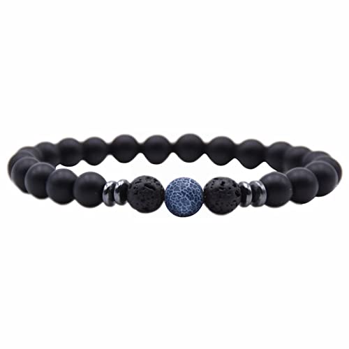 Läufer-Armbanduhr für Damen, Schmuck, Naturstein, nationales Handperlen-Armband, Mädchen, Srpe03, Einheitsgröße, Naturstein, Kein edelstein von Generisch