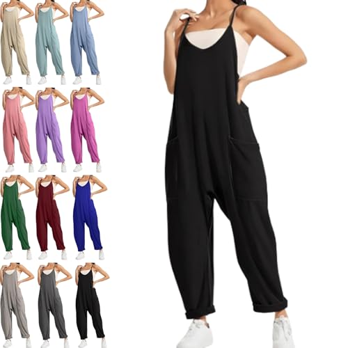 Lahloya Umstands-Jumpsuit, Lahloya Schwangerschafts-Jumpsuit, Lahloya Oversize-Jumpsuit, für Mutterschaft & Postpartum, Schwarz , M Lahloya Umstands-Jumpsuit, Lahloya Schwangerschafts-Jumpsuit, Lahloya Oversize-Jumpsuit, für Mutterschaft & Postpartum, Schwarz , M von Generisch