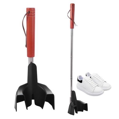 Langer Griff Schuhlöffel Teleskop Schuhlöffel mit Fersenschutz für Senioren Männer Frauen von Generisch