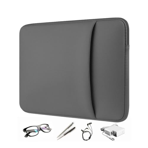 Laptop -Hülle - 13,3 x 10 x 0,6 Zoll - Laptop -Tasche | Wear-resistente seismische protektive wasserdichte Computertasche für Air-Reißverschluss | Tablet Aktentasche tragen - Studentenb von Generisch