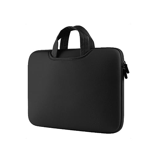 Laptop-Tasche, bunt und plüschig, erhältlich für Arbeit und Klasse, Schwarz , 48.5 EU von Generisch