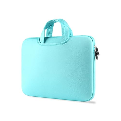 Laptop-Tasche, bunt und plüschig, erhältlich für Arbeit und Klasse, blau, 49 EU von Generisch