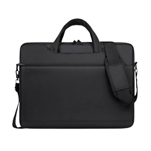 Laptoptasche für Herren mit stoßfestem Design und verstellbarem Schultergurt, perfekt für lässige Outfits, leicht und praktisch, ein stilvolles Must-Have., Schwarz , s von Generisch