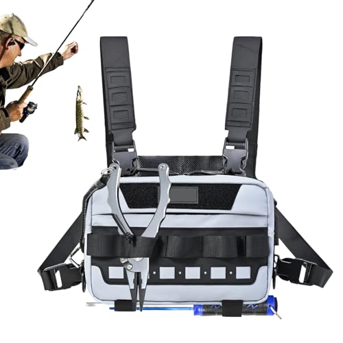 Lauf Brusttasche, Laufweste Tasche, Taschenweste mit Tragegurt für Joggen und Ausrüstungsaufbewahrung für Damen bei Outdoor Aktivitäten inklusive Jagen, Camping, Radfahren, Wandern und Lauf Brusttasche, Laufweste Tasche, Taschenweste mit Tragegurt für Joggen und Ausrüstungsaufbewahrung für Damen bei Outdoor Aktivitäten inklusive Jagen, Camping, Radfahren, Wandern und von Generisch