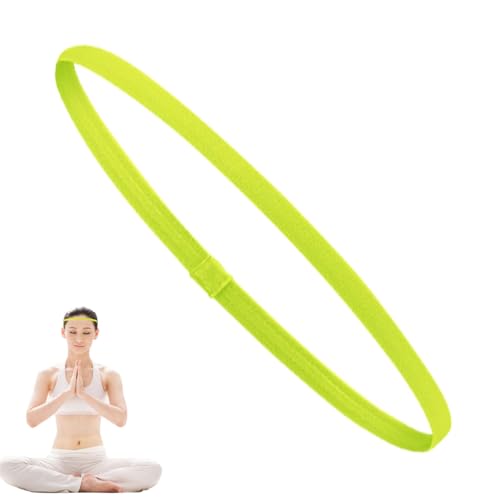 Lauf-Stirnband, Workout-Stirnbänder für Damen,Anti-Rutsch-Yoga-Stirnband | Elastische Sport-Haarbänder, hochelastisches Yoga-Stirnband, rutschfest für Sport-Yoga für Männer und Frauen für Yoga-Laufen von Generisch