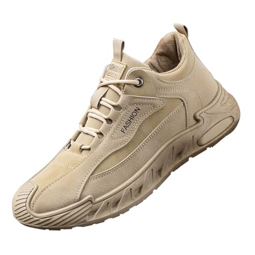 Lauf- & Wanderschuh Herren Frühling Sommer Reiseschuhe Dicker Sohle Anti-Rutsch Turnschuhe Verschleißfeste Outdoor Schuhe Baustellenstiefel Leichte Bequeme Schmerzlindernder Orthopädische 39-48 von Generisch