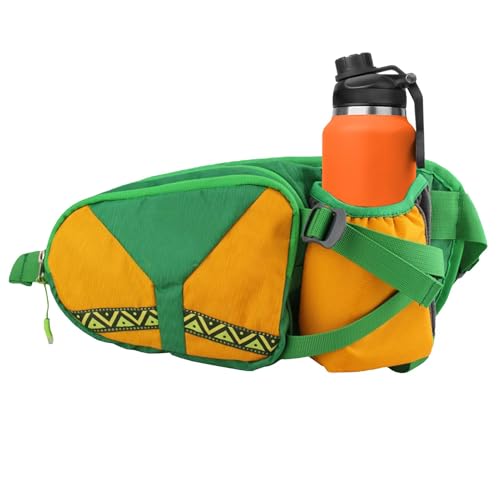 Laufender Wasserflaschengürtel, Hüfttasche mit Wasserflaschenhalter, Verstellbare Wander-Gürteltasche für Handy und Geldbörse, Trink-Hüfttasche, kompakte, leichte Hüfttasche für den täglichen Gebrauch von Generisch