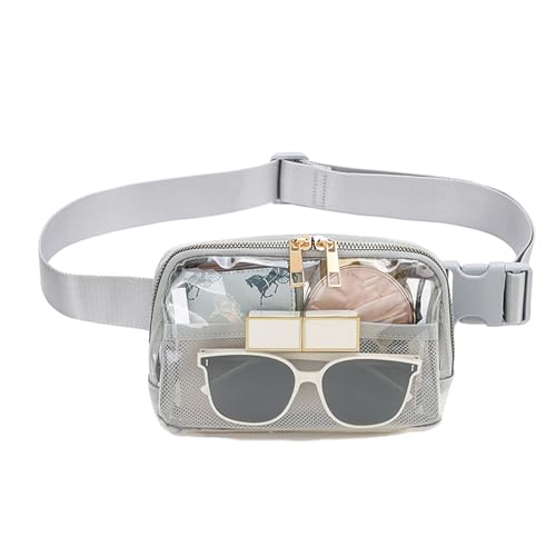 Laufgürteltasche, transparente Gürteltasche für Damen | wasserdichte verstellbare Hüfttasche,Outdoor-Gürteltasche, verstellbare Lauf-Brusttasche für Männer und Frauen von Generisch