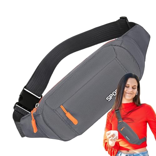 Laufgürteltasche Oxford Stoff 31 x 14 cm | Verstellbare Hüfttasche für Sport Joggen Reisen | Leichte Bauchtasche mit Langer Lebensdauer | Stilvolle Running Belt Tasche für Damen Herren | Praktischer von Generisch