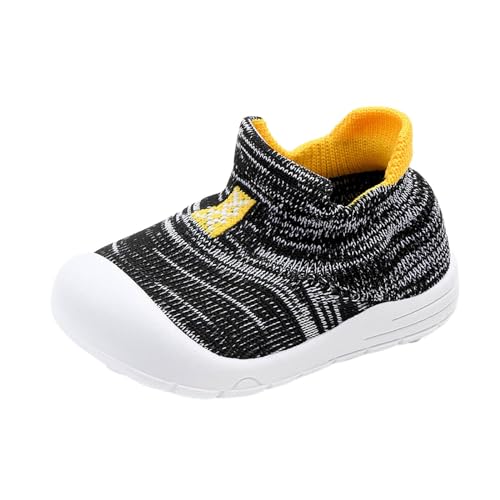 Lauflernschuhe Baby Flexibile Weiche Sohle Rutschfeste Hausschuhe Atmungsaktiv Unterstützend für frühe Läufer Jungen Mädchen erste Gehschuhe von Generisch