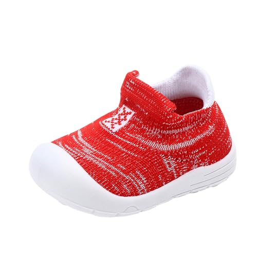 Lauflernschuhe Baby Flexibile Weiche Sohle Rutschfeste Hausschuhe Atmungsaktiv Unterstützend für frühe Läufer Jungen Mädchen erste Gehschuhe von Generisch