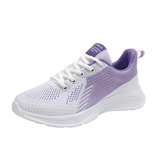 Laufschuhe Damen Schnürschuhe Outdoor Mesh Schuhe Runing Fashion Sports Atmungsaktive Turnschuhe Damen Turnschuhe Schuhesommer Leicht Breite Sneaker & Sportschuhe für Laufschuhe von Generisch