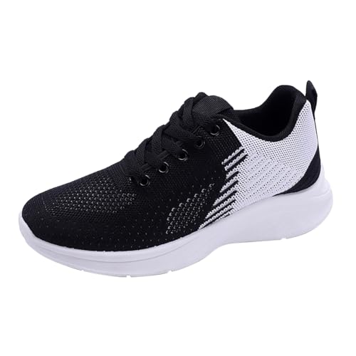 Laufschuhe Damen Sneaker Bequem Sportschuhe rutschfest Turnschuhe Leicht Walkingschuhe Mit DäMpfung Freizeit Trekkingschuhe Outdoor Fitnessschuhe Tennisschuhe Atmungsaktive Mesh Wanderschuhe von Generisch