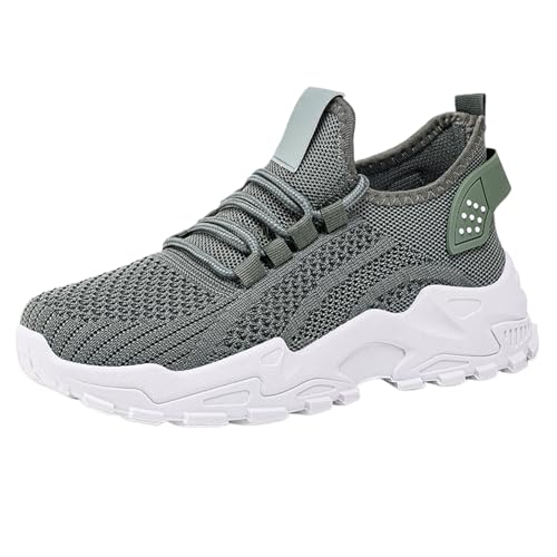 Laufschuhe Damen Sneaker Mesh Sportschuhe rutschfest Turnschuhe Outdoorschuhe Leicht Fitnessschuhe Bequem Walkingschuhe Schnürhalbschuhe Atmungsaktive Trekkingschuhe Wanderschuhe Tennisschuhe von Generisch