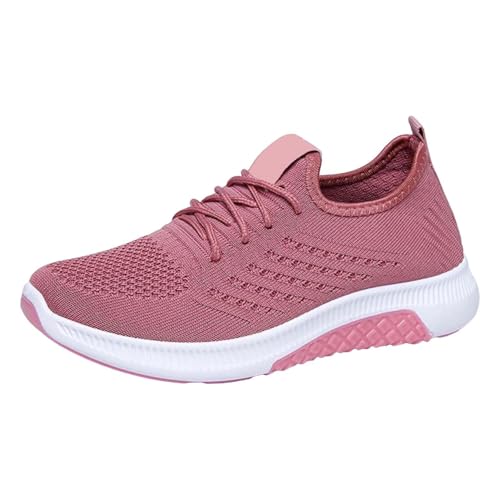 Laufschuhe Damen Sportschuhe Turnschuhe Straßenlaufschuhe Joggingschuhe Atmungsaktiv Leichtgewichts Mesh rutschfeste Sneaker,Weisse Schuhe Damen,Halloween/Weihnachten/Geschenk von Generisch