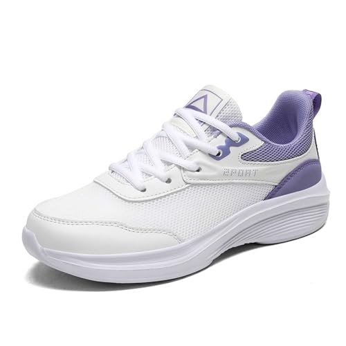 Laufschuhe Damen Turnschuhe Atmungsaktiv Sportschuhe Hallenschuhe Running Tennis Turnschuhe Yoga Fitness Gymnastik Training Schuhe Keilabsatz Sneaker Walkingschuhe von Generisch