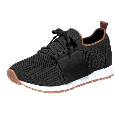 Laufschuhe Damen Turnschuhe rutschfeste Sneaker Herren Sportschuhe Bequem Sneaker Atmungsaktives Joggingschuhe Leichte Straßenlaufschuhe Walkingschuhe Gym Fitness Running Shoes von Generisch