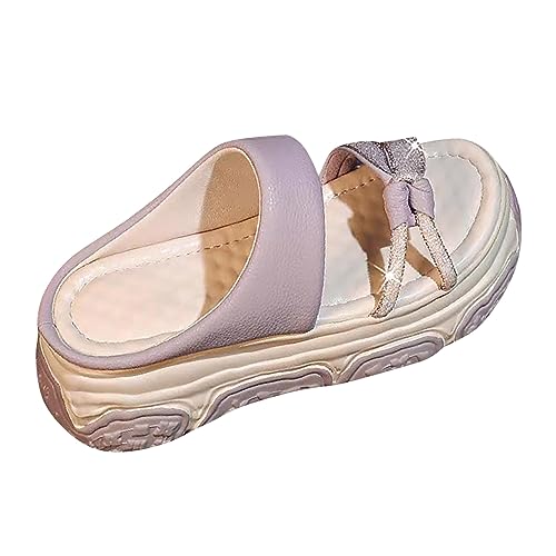 Laufschuhe Dragging Female In A Thick Bottom 2023 Summer New Fairy Wind Beach A Slippers Woman Wedge Sandals Women, violett, 38.5 EU Laufschuhe Dragging Female In A Thick Bottom 2023 Summer New Fairy Wind Beach A Slippers Woman Wedge Sandals Women, violett, 38.5 EU von Generisch