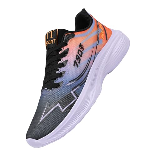 Laufschuhe Herren 44 Neutral Funky Sneaker Weich Joggingschuhe Leicht Bequeme Sportschuhe Running Tennis Turnschuhe rutschfest Straßenlaufschuhe mit Weichen Sohle Trend Freizeitschuhe von Generisch