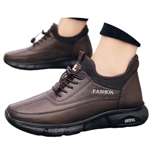 Laufschuhe Herren Modische High Top Sneakers Hi Top Lässig Sportschuhe Freizeitschuhe Wanderschuhe Hoch Turnschuhe Freizeitschuhe Fitness Hohe Schuhe Outdoor Fitnessschuhe von Generisch