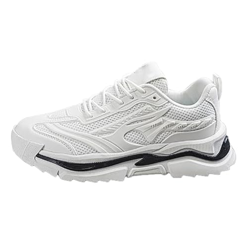 Laufschuhe Herren Schwarz Wanderschuhe rutschfest Trekkingschuhe Weich Leicht Sneaker Verschleißfest Arbeitsschuhe Bequeme Joggingschuhe Running Tennis Turnschuhe Atmungsaktiv Walkingschuhe von Generisch