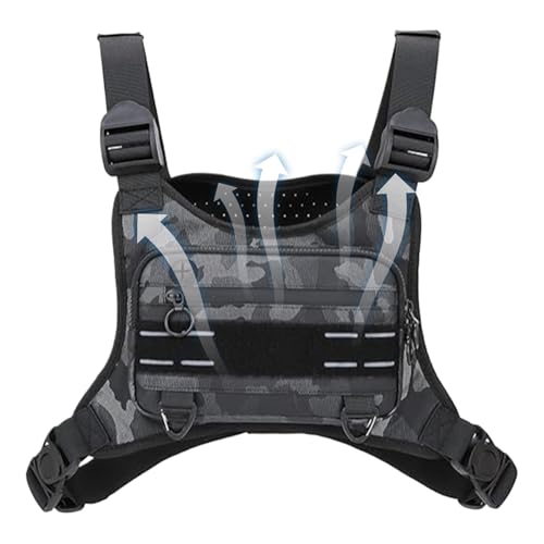 Laufweste - Brustpaket | Laufbeutel | wasserdichte Telefonhalter verstellbare Beutel für Männer Frauen Jagdbampfrad Reise Fahrrad -Training Jogging Läufer Westen -Rigs für Training von Generisch