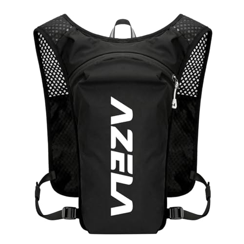 Laufweste Damen Herren Mit Trinkflasche Vest Leicht Rucksack Running Trinkrucksack Weste Joggen Trinkweste Laufrucksack Camping Laufzubehör, Hellviolett, Einheitsgröße von Generisch