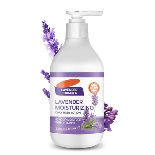 Lavendel Moisturizing Daily Body Lotion,48 Hour Moisture with Vitamin C,Body Lotion Lavendel & Pflege,Körperbutter Hand und Körperlotion,Körpercreme mit Lavendelduft für Frauen,300ml von Generisch