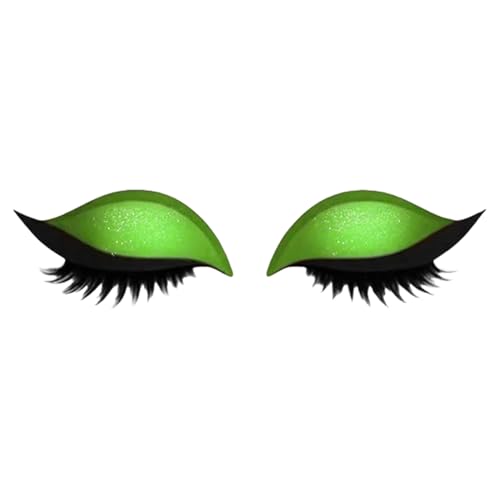 Lazy Eye Shadow Wimpern Patch, 2 in 1 Wimpern Lidschatten Klebeband, Wiederverwendbares Makeup Klebeband für Lidschatten Wimperns, Selbstklebende Lidschattens Wimperns Sticker, für Alle Makeup Typen von Generisch