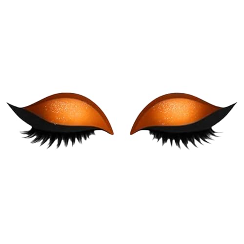 Lazy Eye Shadow Wimpernpflaster | Lazy Eye Shadow Eyelash Patch | 2-in-1 Wiederverwendbare Augen Make-up Aufkleber | Kombination aus Wasserfestem Lidschatten Falsche Wimpern für alle Augenformen von Generisch