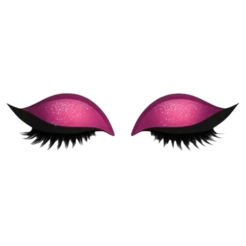 Lazy Eye Shadow Wimpernpflaster | Lazy Eye Shadow Eyelash Patch | 2-in-1 Wiederverwendbare Augen Make-up Aufkleber | Kombination aus Wasserfestem Lidschatten Falsche Wimpern für alle Augenformen von Generisch