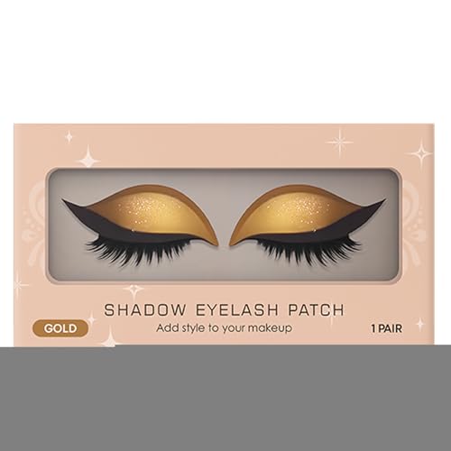 Lazy Lidschatten Wimpernpatch - Wiederverwendbarer Aufkleber Eyye Schatten Für Frauen | Smudge Proof Make -up Patch | Wasserdichtes Augenlidband Für Präzises Augen -Make -up, Ideal Für Schönheitsrouti von Generisch